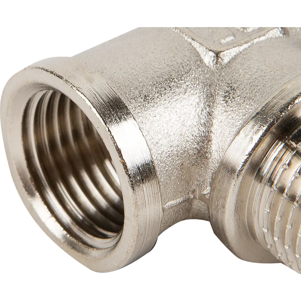 Тройник Valtec 1/2" ВР-НР мм никелированная латунь VTr.132.N.0004 11978135 STLM-2046517  - Вид №1