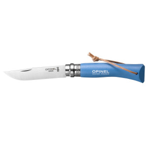 op_001723_BL Нож складной туристический 8 см голубой Opinel
