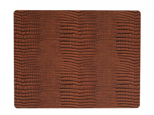 98325 CROCO cognac подстановочная салфетка прямоугольная 35x45 см, толщина 2мм;LIND DNA