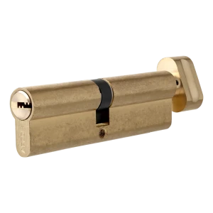 Цилиндр Apecs SM-90-C-G, 45x45 мм, ключ/вертушка, цвет золото 82379222 STLM-2206755