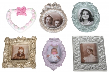 36008000 Форма для литья "Рамки", 6,5 - 8 см, 6 фрагментов Rayher 