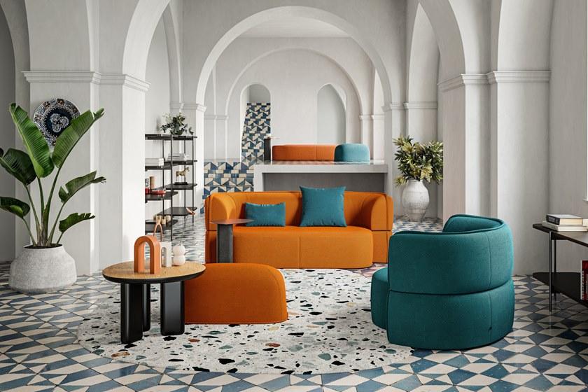 Liu Jo Living Collection Диван-трансформер из ткани Ce ci un caillou sun-id-1487730 - Вид №8