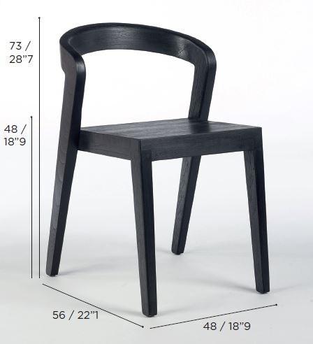 Wildspirit Садовый стул из тика с открытой спинкой Play sun-id-1475753 - Вид №5