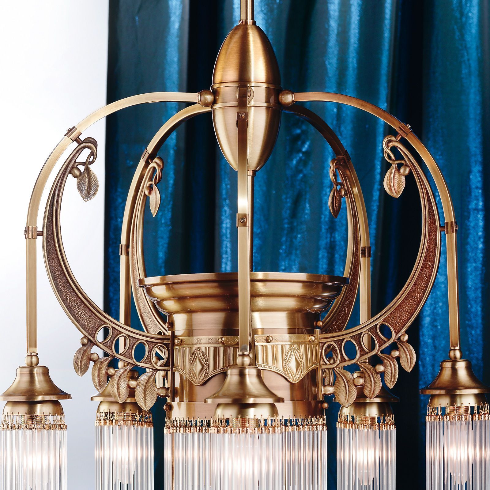 Люстра из латуни и стекла Orion ARCH-00120380 - Вид №2