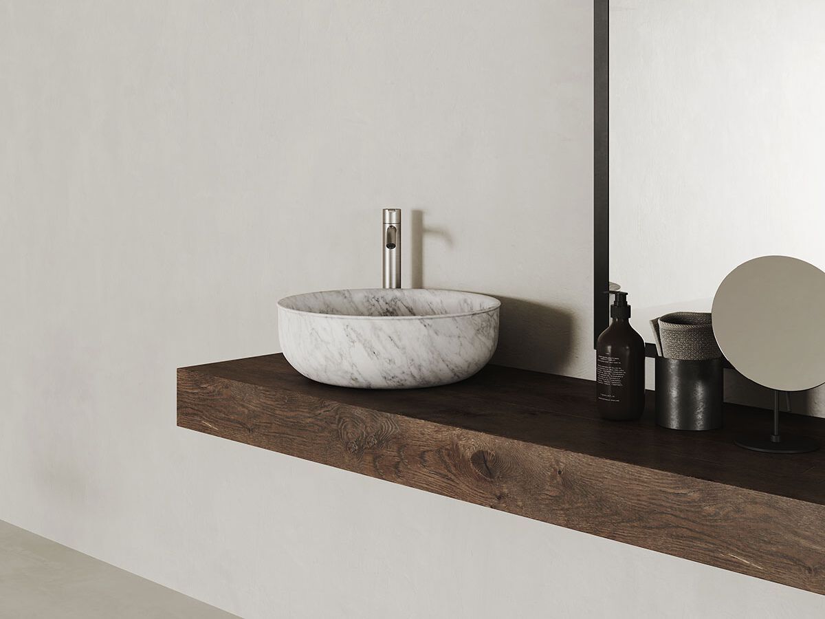 Мраморная столешница круглый умывальник Inbani Prime ARCH-00140144 - Вид №2