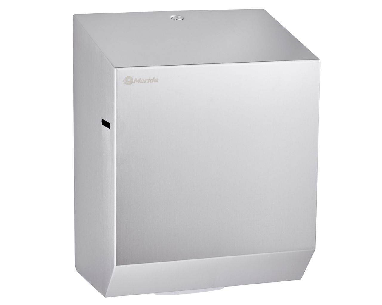 CSM303 STELLA AUTOMATIC MAXI механический диспенсер для бумажных полотенец в рулонах, матовая сталь Merida 