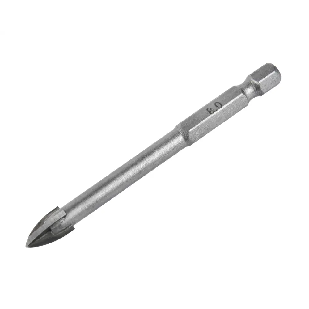 Сверло копьевидное по стеклу Elitech 8x85 мм 84870774 STLM-2014257 