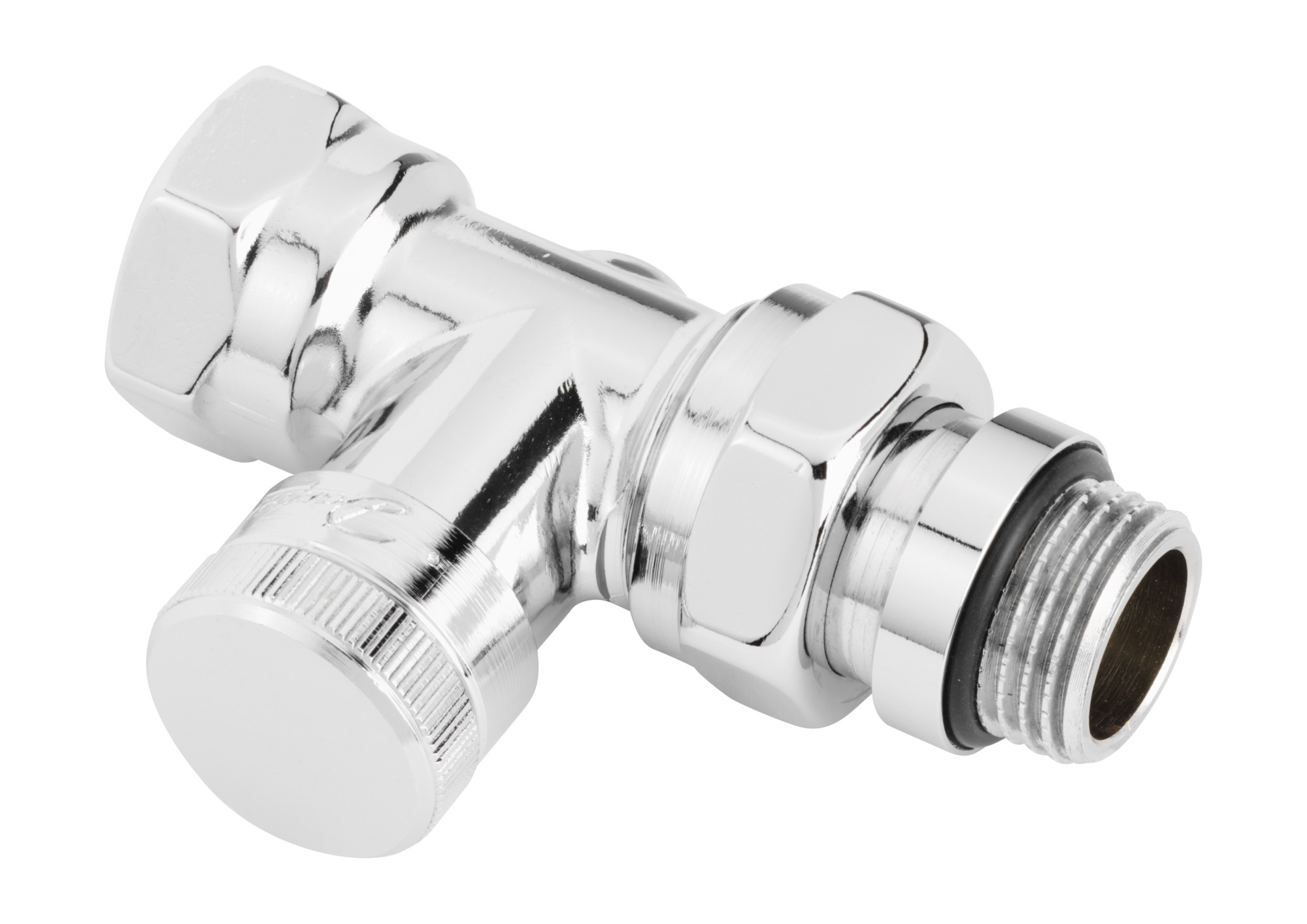 Danfoss Клапан RLV для бокового присоединения к радиатору RLV Клапан запорный Ду20, угловой 003L0145  - Вид №15