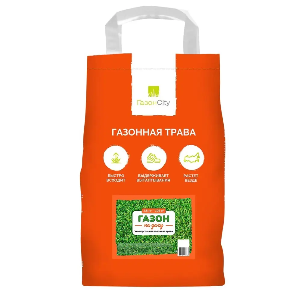 ГАЗОНCITY Семена для идеального дачного газона 2.8 кг 87274165 STLM-0073617