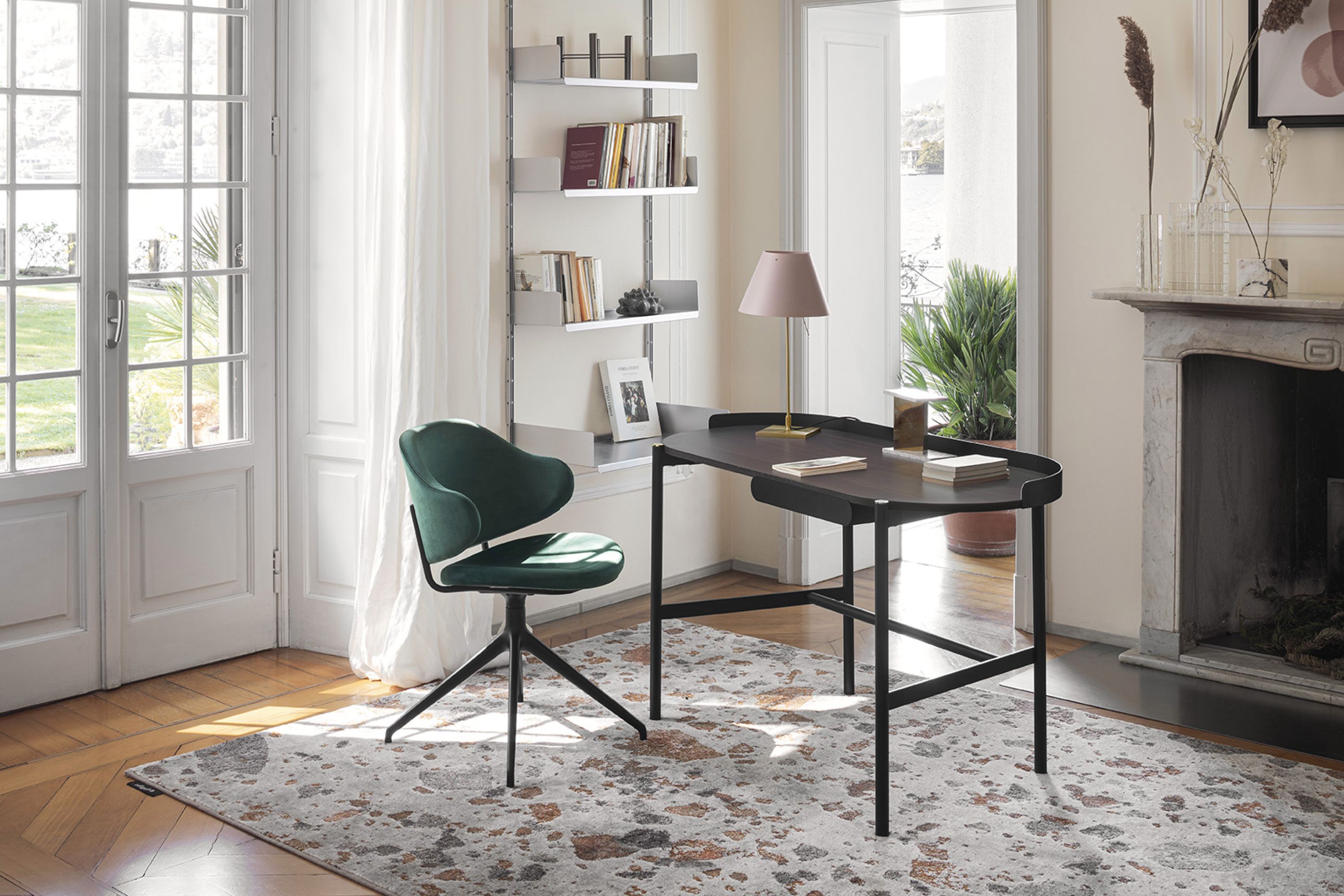 Деревянный письменный стол с ящиками Calligaris Madame ARCH-00012657 - Вид №1