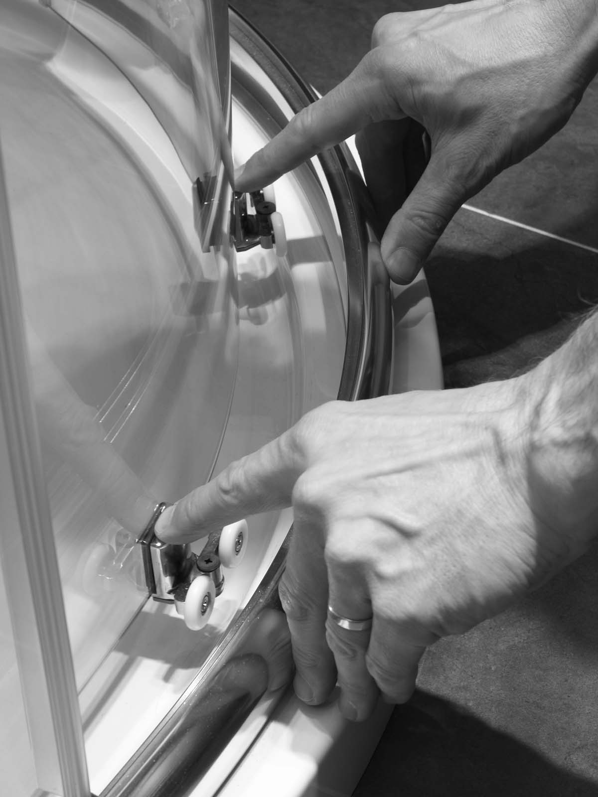 Дверь в нишу M68261P1H Merlyn 6 Series Хромированный  - Вид №2