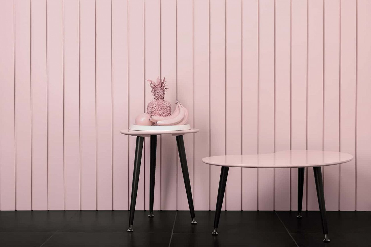 Кофейный столик с черными ножками темно-серый "Капля" WOODI  00-3966505 Серый  - Вид №10