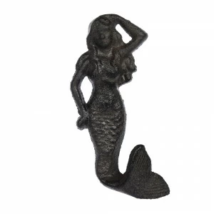 Крючок настенный черный 14,5 см "Русалка" BLUMEN HAUS  00-3971625 Черный