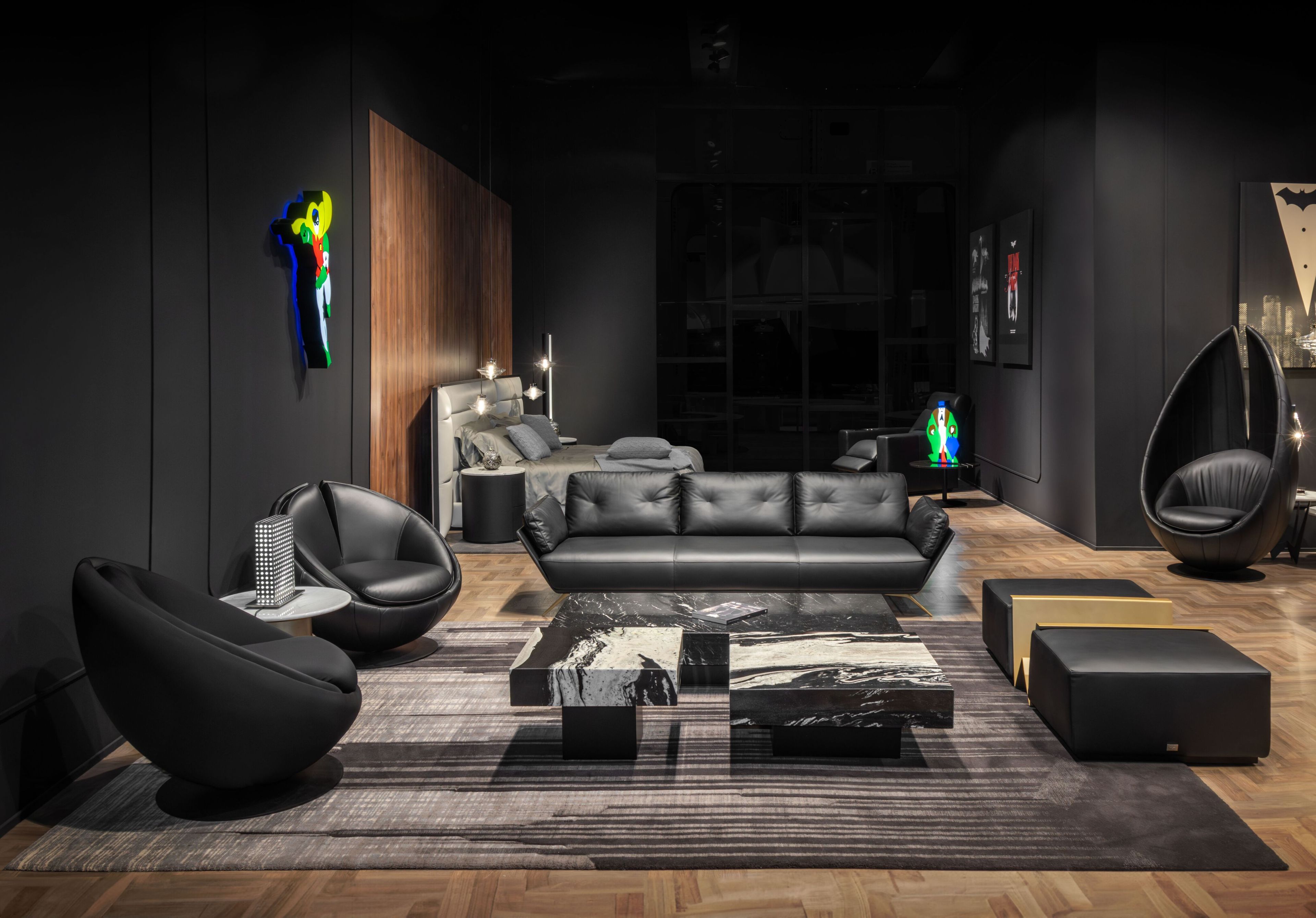 Мраморные прямоугольные низкие столы Wayne Enterprises Home Collection WE-159 ARCH-00015461 - Вид №3