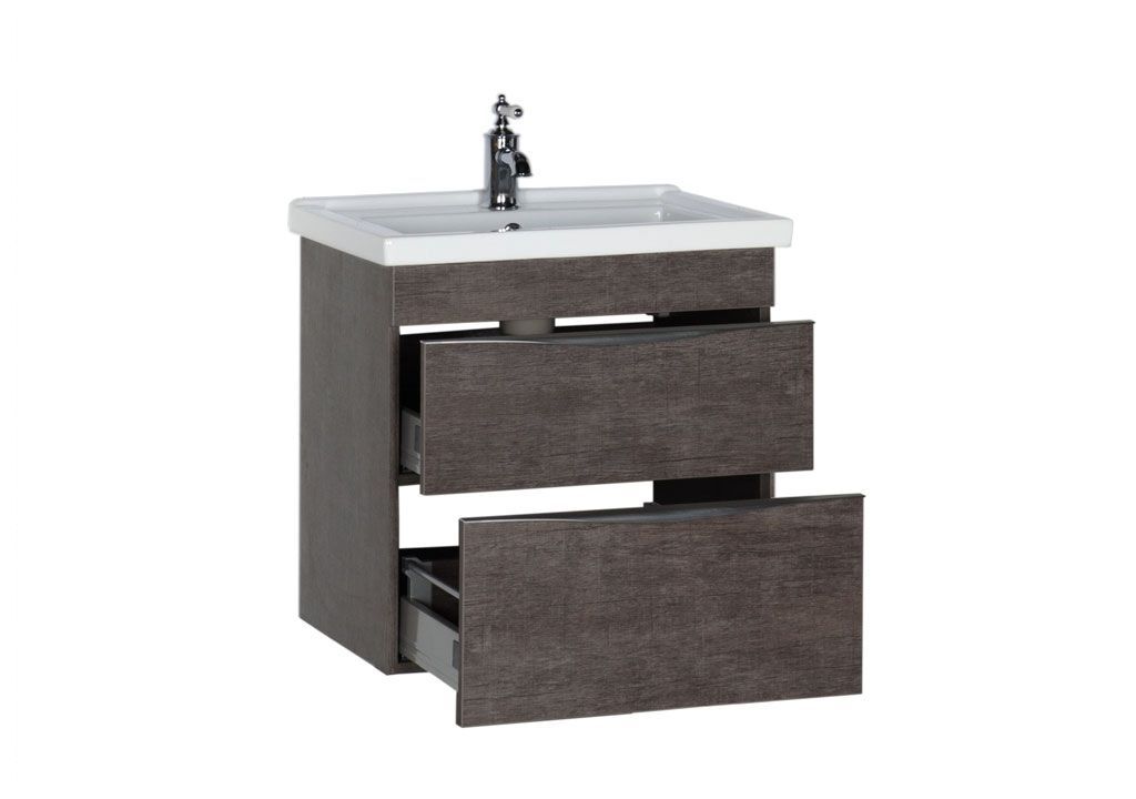 Тумба с раковиной Aquanet Эвора 70 дуб антик 0018300100182323 - Вид №1