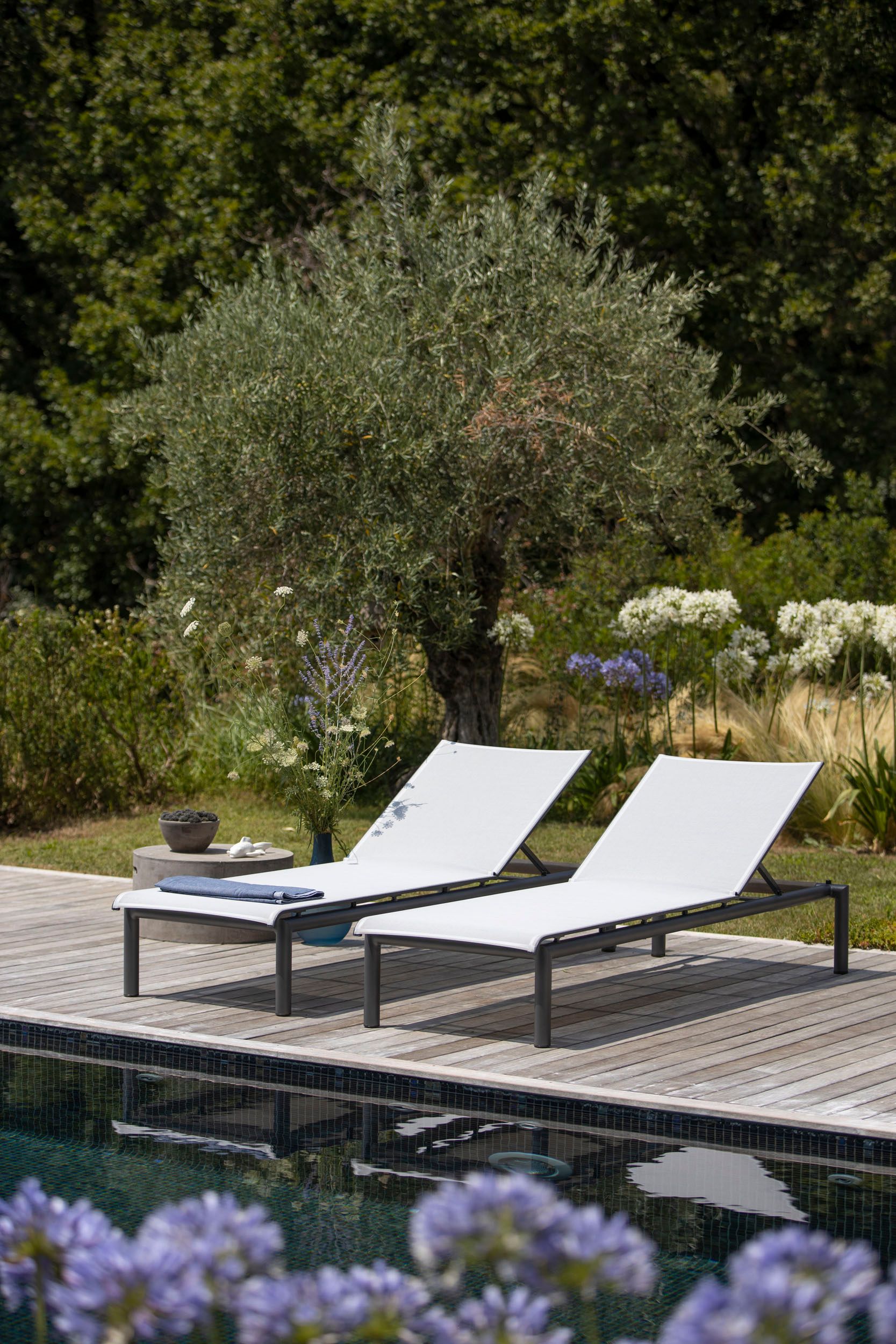 Шезлонг с откидной спинкой Les Jardins® Bastingage ARCH-00124690 - Вид №1