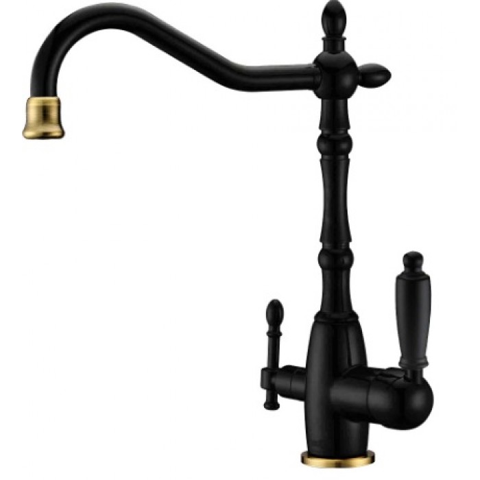 Zorg ZR 312 YF-33 Black Bronze Смеситель для кухни Zorg 355 х 230 мм  - Вид №1