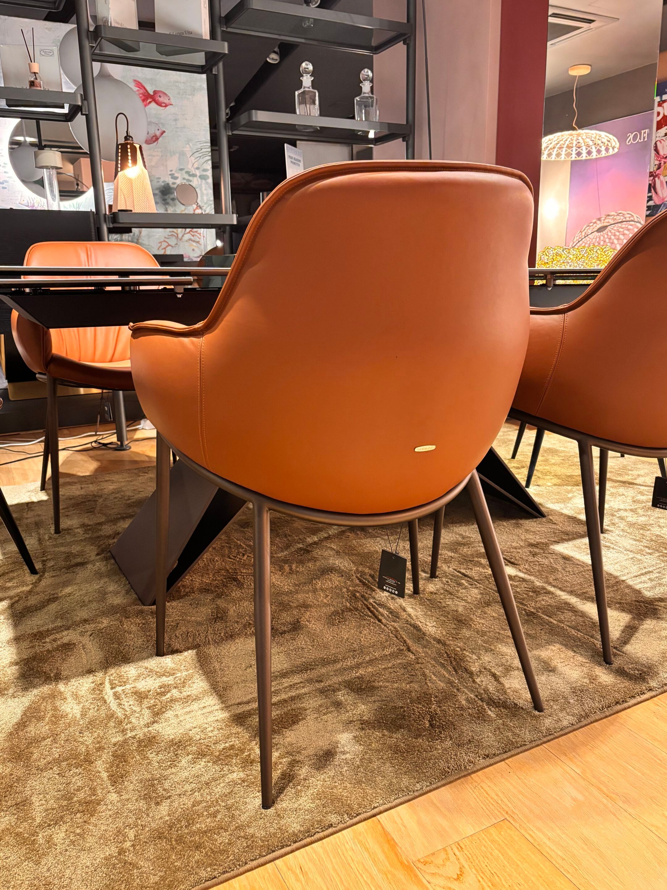 Кожаный стул с подлокотниками In Stock Cattelan Италия ARCH-00045867 - Вид №3