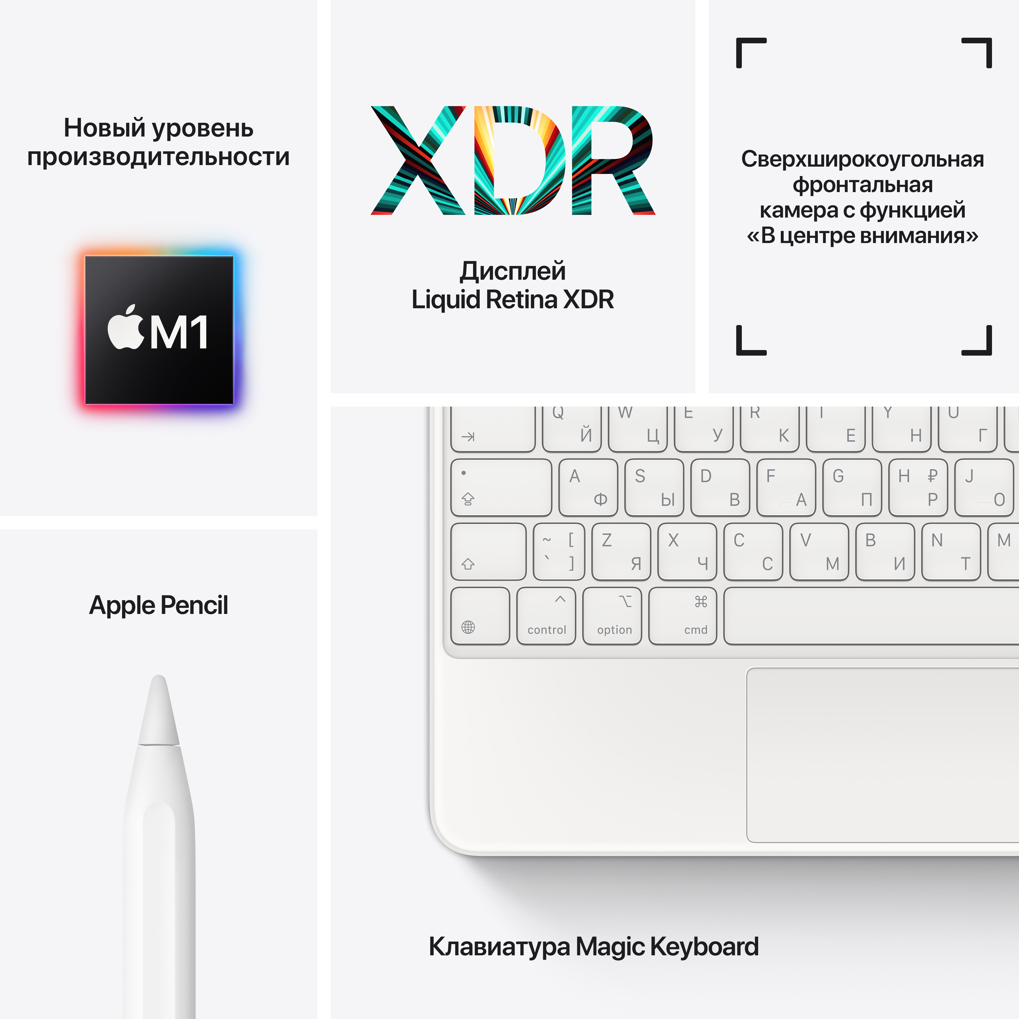 3H901RU/A 12.9-inch ipad pro wi-fi 128gb - space grey (demo) Apple Santreyd  - Вид №6