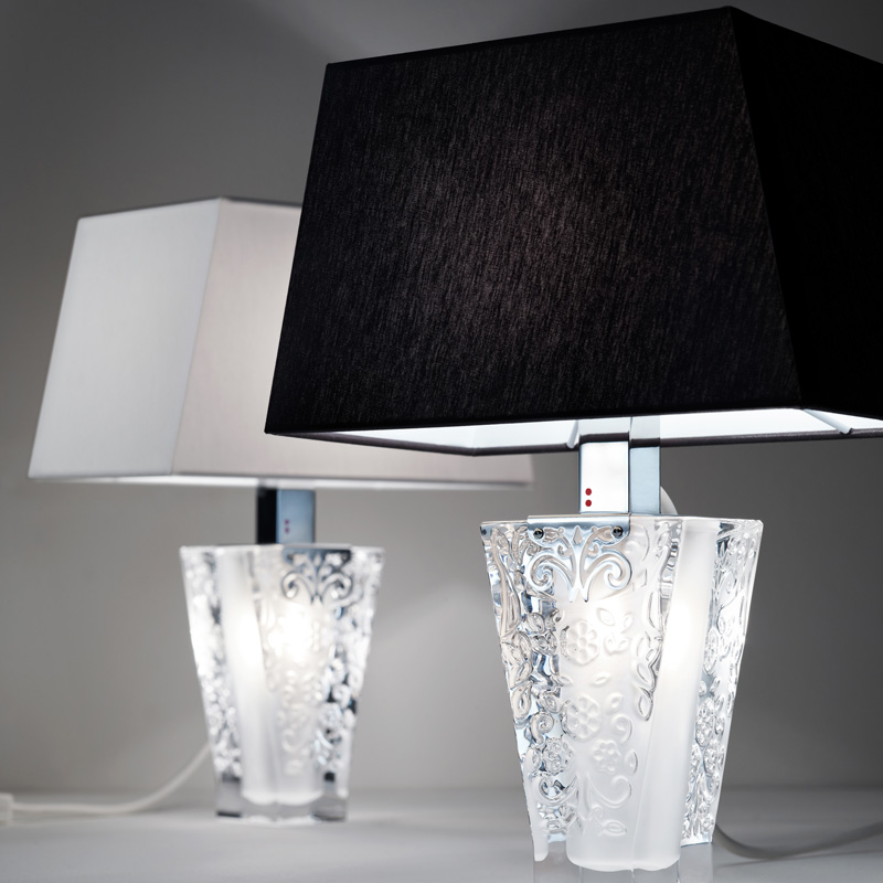 Настольная лампа белая 34,2х25 см Vicky D69B0301 FABBIAN  00-3882424 Белый;хром  - Вид №1