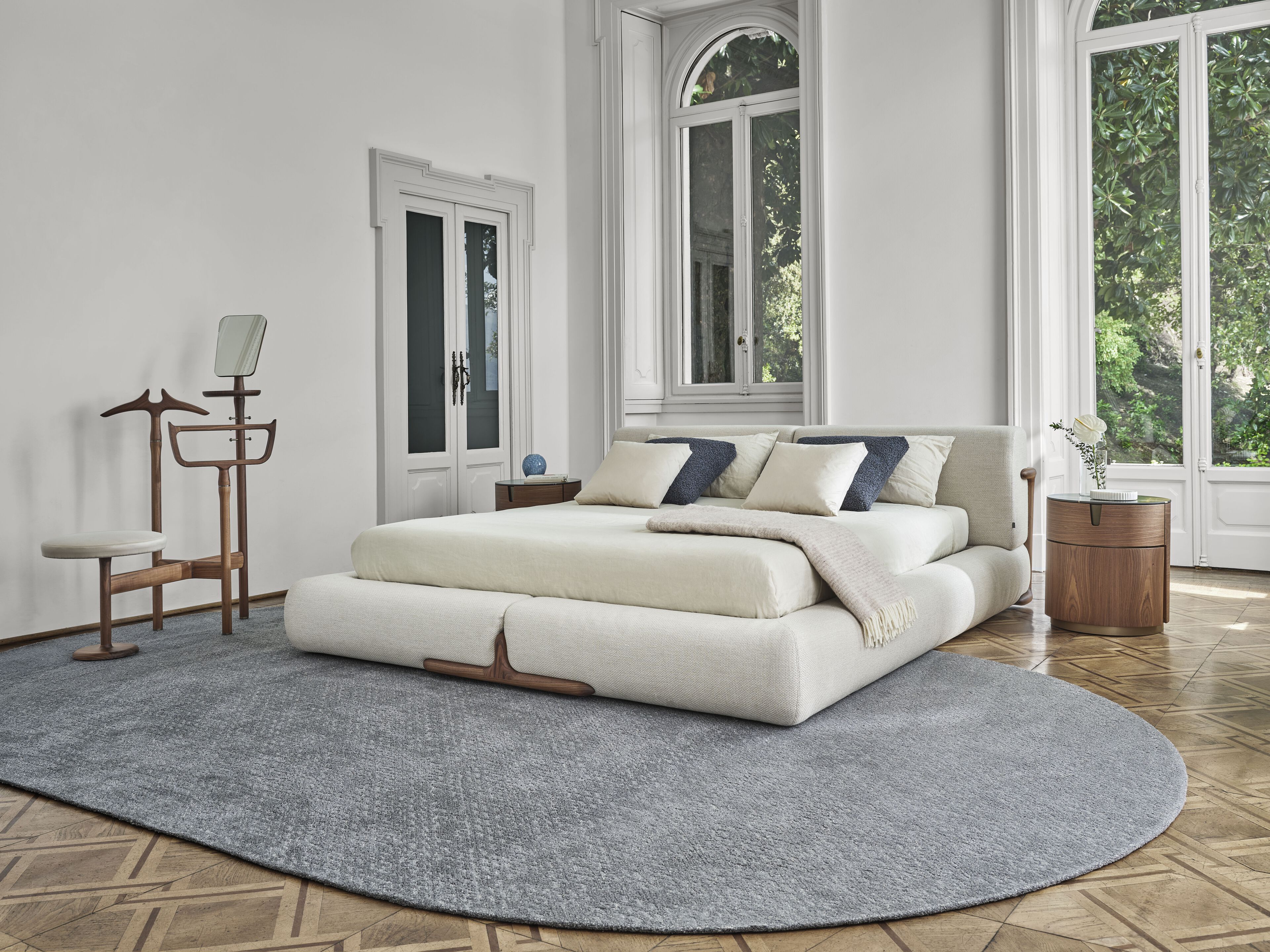 Двуспальная мягкая кровать из ткани Porada Twenty-Four ARCH-00126907 - Вид №4