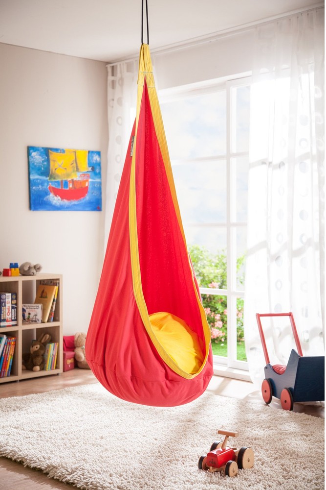 Детское подвесное кресло Nest Strawberry IMPEX  132287 Оранжевый  - Вид №2