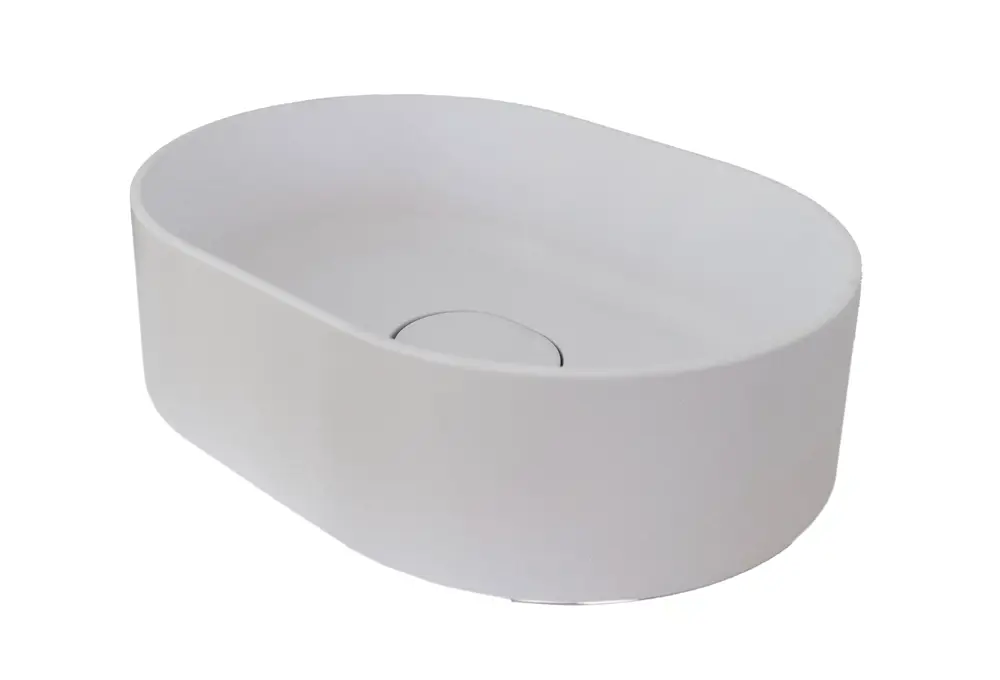 Santreyd Oval BM — элегантная накладная раковина из литьевого мрамора 86238962