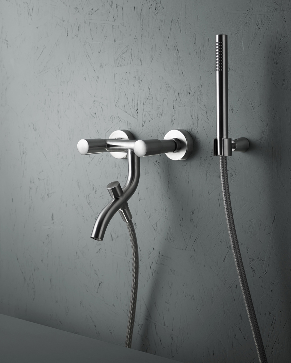 Оно. 90 60. Настенный смеситель для летучей мыши. Quadrodesign Ono - Вид №1