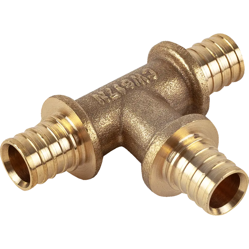 Тройник аксиальный PRO AQUA 16×16×16 мм для систем отопления 82148948 STLM-0020377