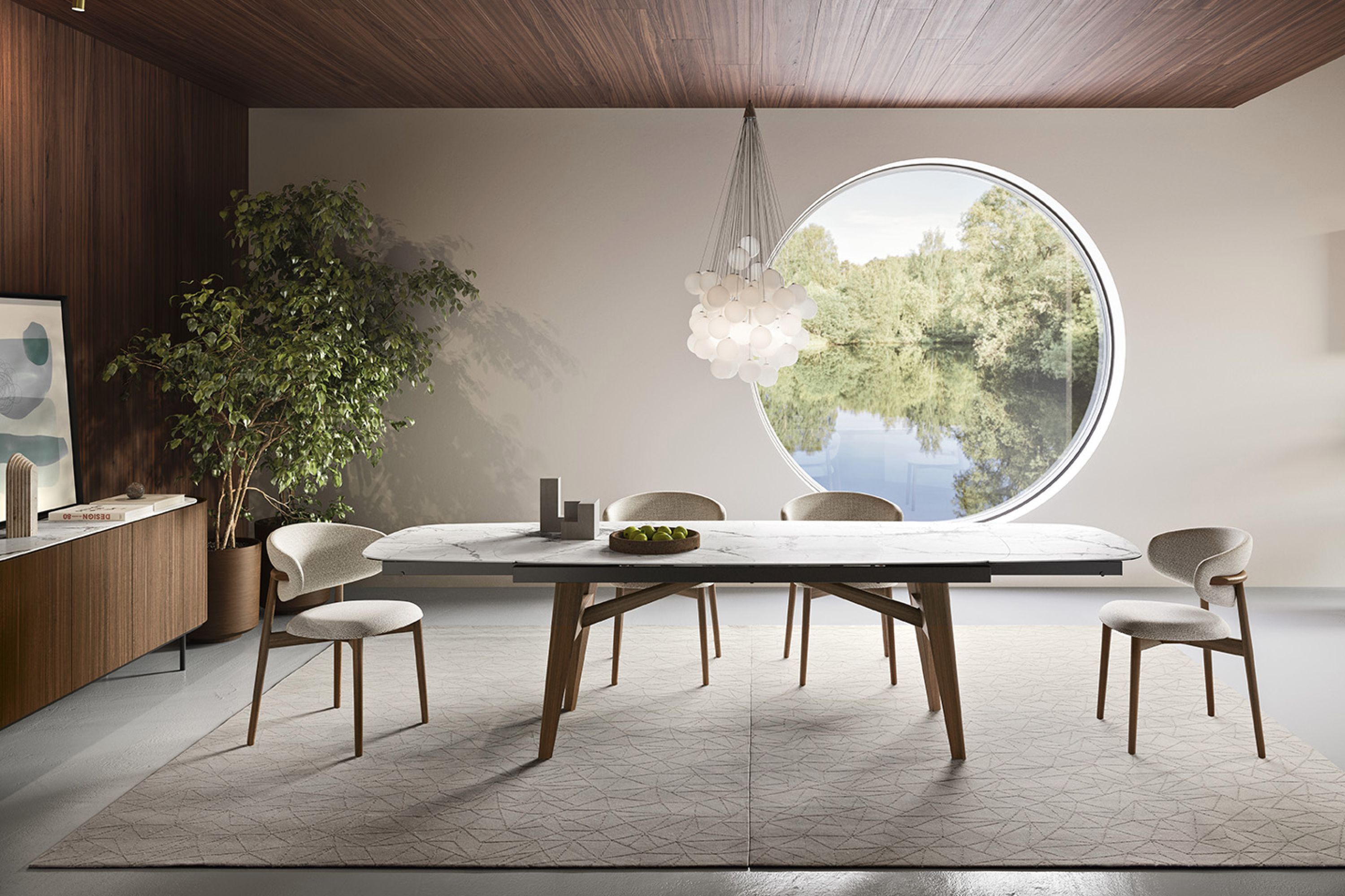 Прямоугольный выдвижной стол из ясеня Calligaris Abrey ARCH-00038425 - Вид №3