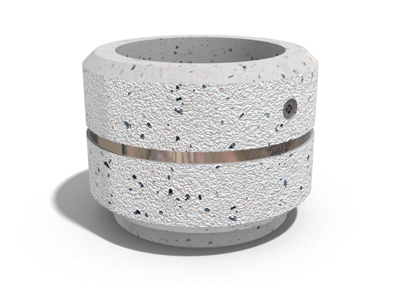 Бетонный круглый низкий плантатор ENCHO ENCHEV - ETE 19/23 ARCH-00048483 - Вид №18