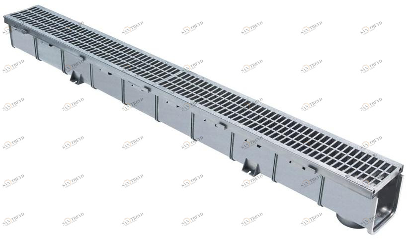 First Corporation Высокомодульный канал из полипропилена с решетками из 2 п.п. First plast Csasgr100pp