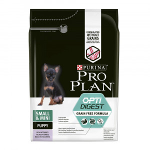 ПР0058463 Корм для щенков Беззерновой для мелких пород с чувствит. пищеварением индейка сух. 2,5кг Pro Plan