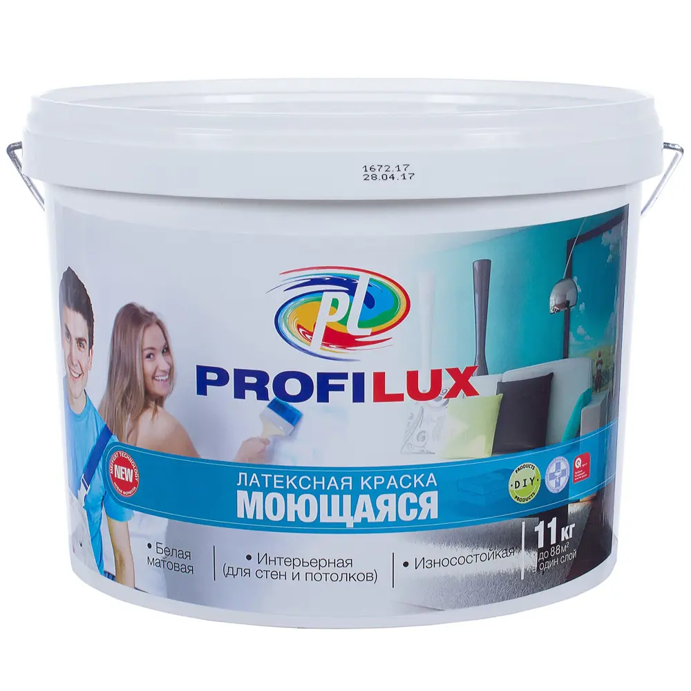 Краска латексная Profilux 11 кг 14714506 STLM-2129808 