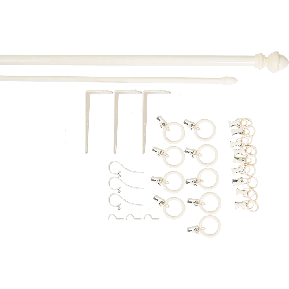 Карниз двухрядный Classic, 200 см, металл, цвет слоновая кость АРТ-ДЕКОР STLM-2088980 - Вид №1