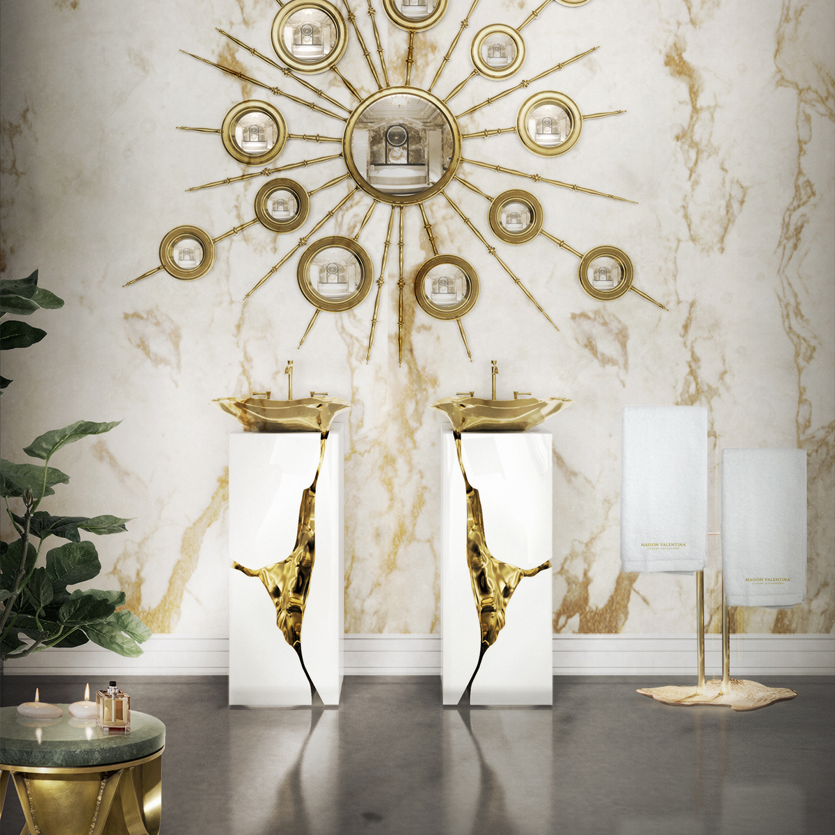 Lapiaz Freestanding Напольная раковина стоящая прямоугольная Covethouse  - Вид №1