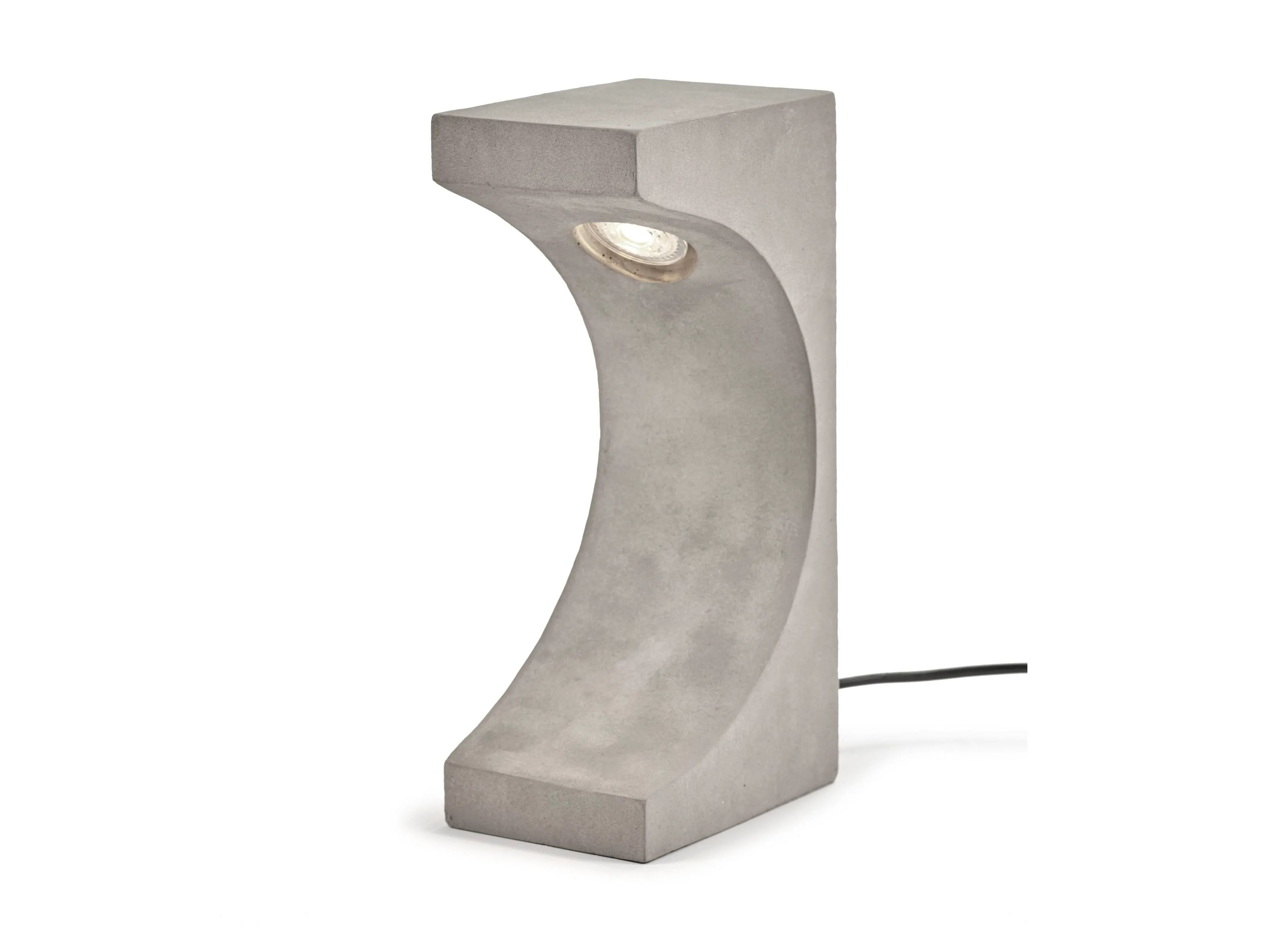 Бетонная светодиодная настольная лампа Serax Освещение от Патрика Пэриса ARCH-00055454