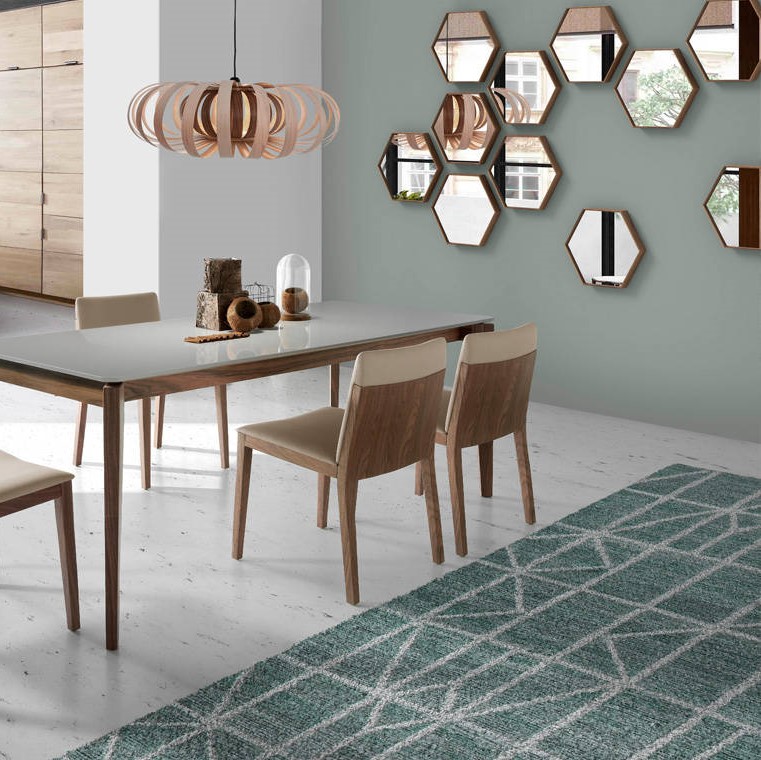 Зеркало шестигранное в раме HV-MR45 от Angel Cerda ANGEL CERDA ДИЗАЙНЕРСКИЕ 241934 Коричневый  - Вид №2