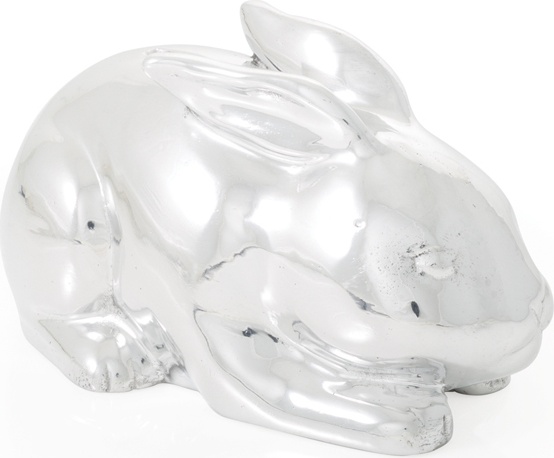 10612939 Michael Aram Копилка Michael Aram "Зайчик" 9см Алюминий 