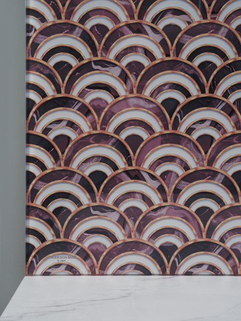 Стеновые панели - Карамэлла вино LIGRON LIST157 2263 - Вид №5