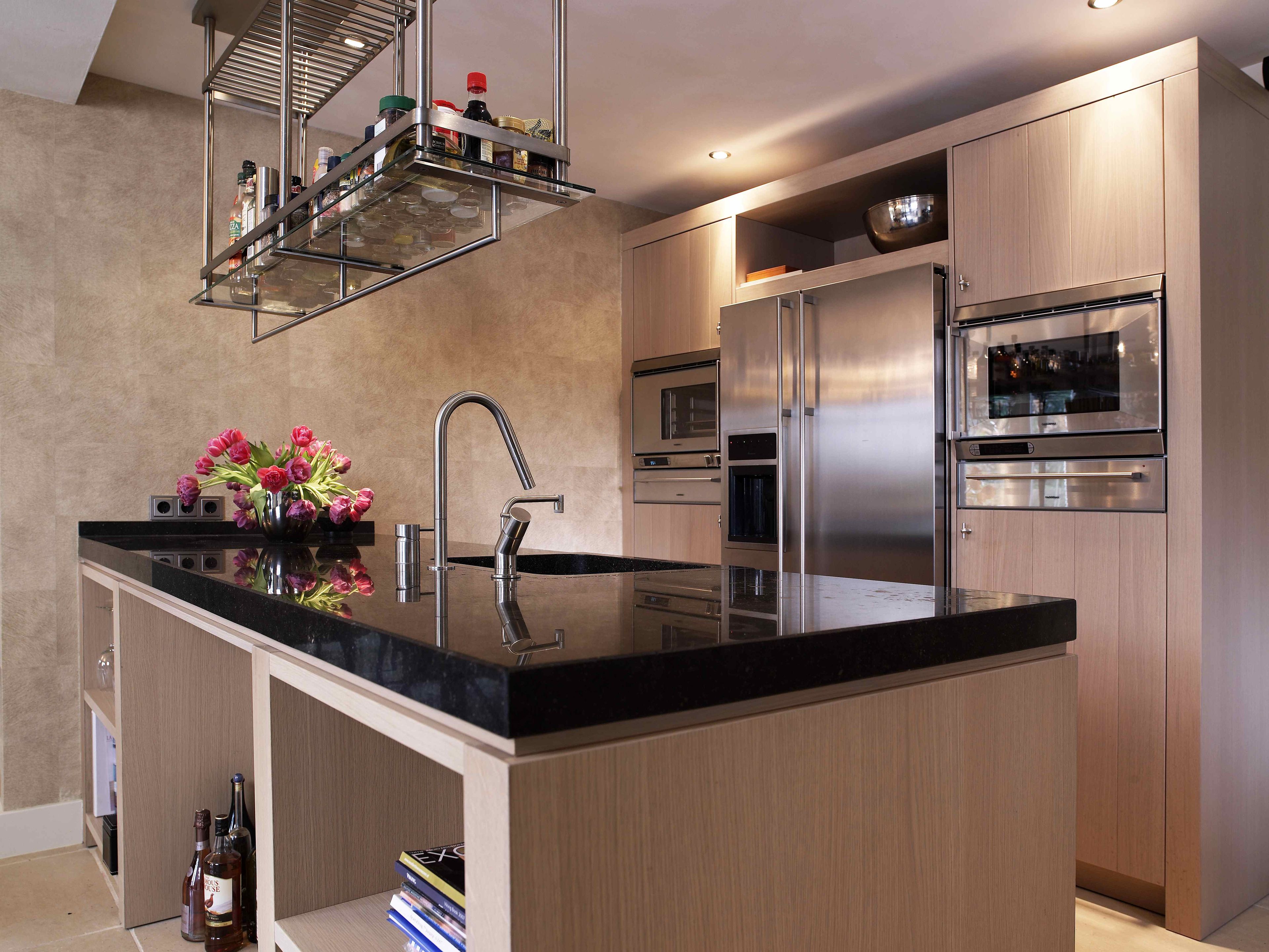 Смеситель для кухни из нержавеющей стали со съемным ручным душем MGS F2 ARCH-00092008 - Вид №3