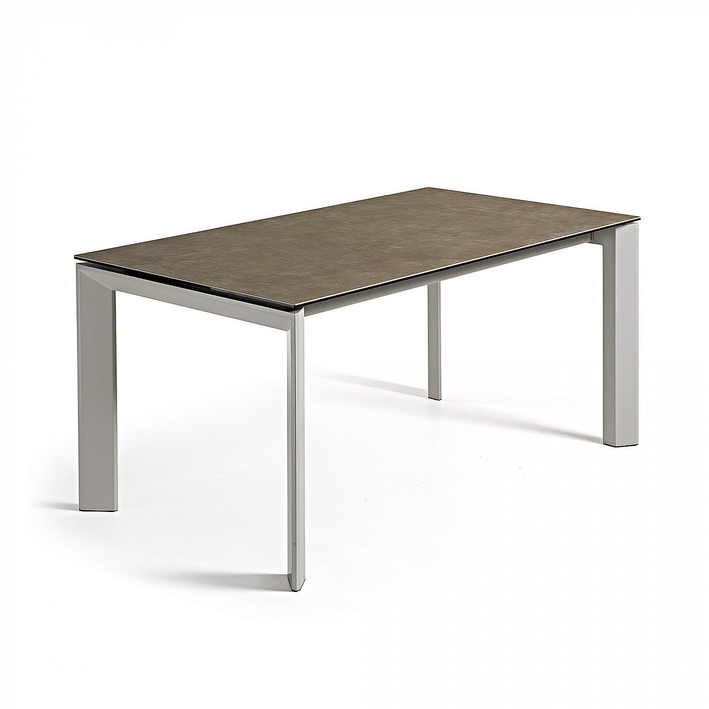 051222 Стол Atta 160 (220) x90 керамика серый La Forma Axis - Вид №1