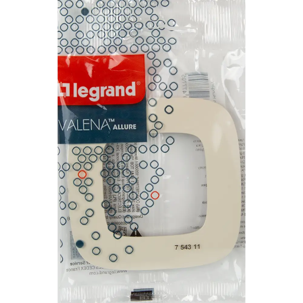 Рамка Legrand VLN-A 1 пост слоновая кость 82168457 STLM-2134622 Valena Allure - Вид №3