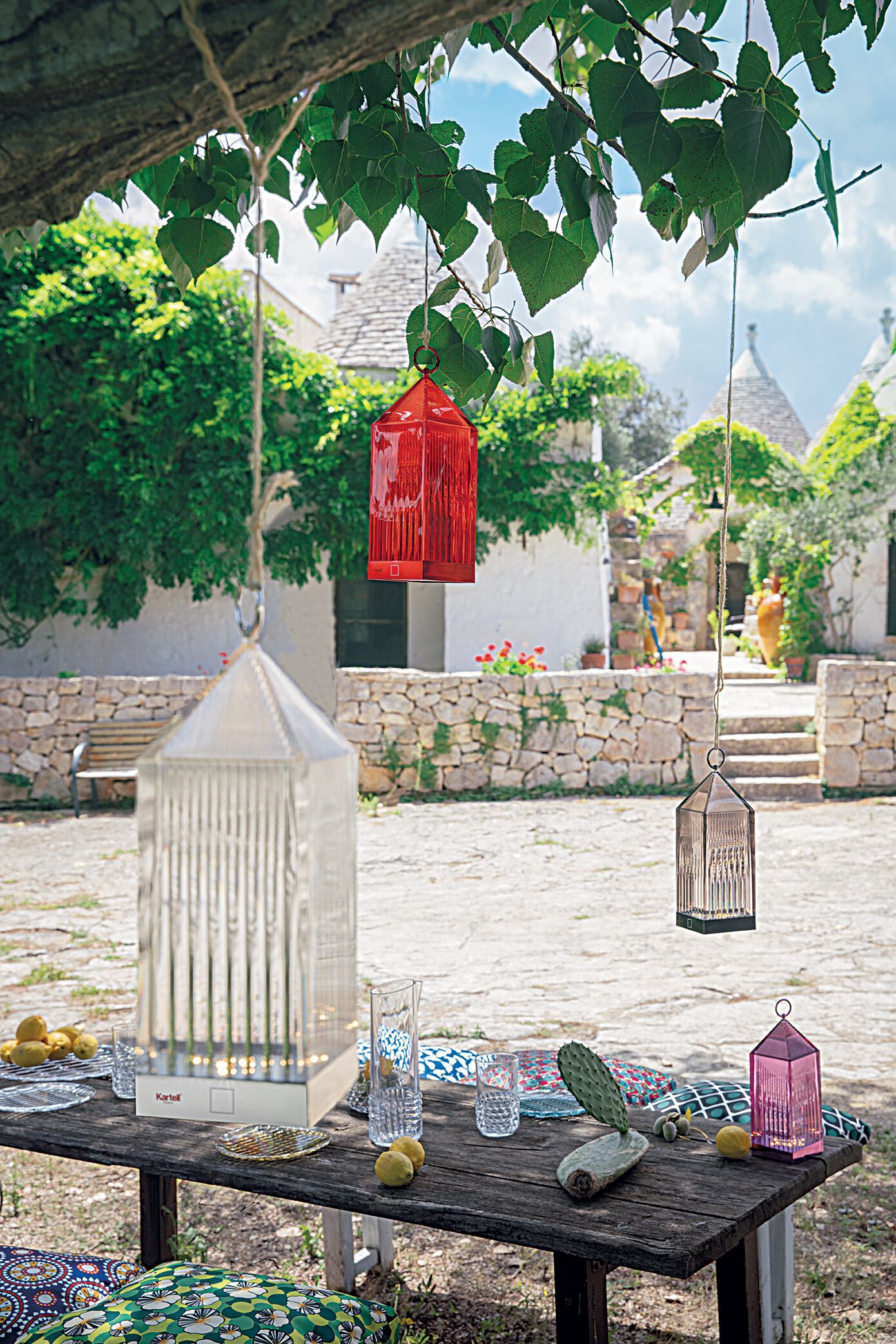 ПММА затемнения открытый настольная лампа Kartell LANTERN ARCH-00130854 - Вид №20