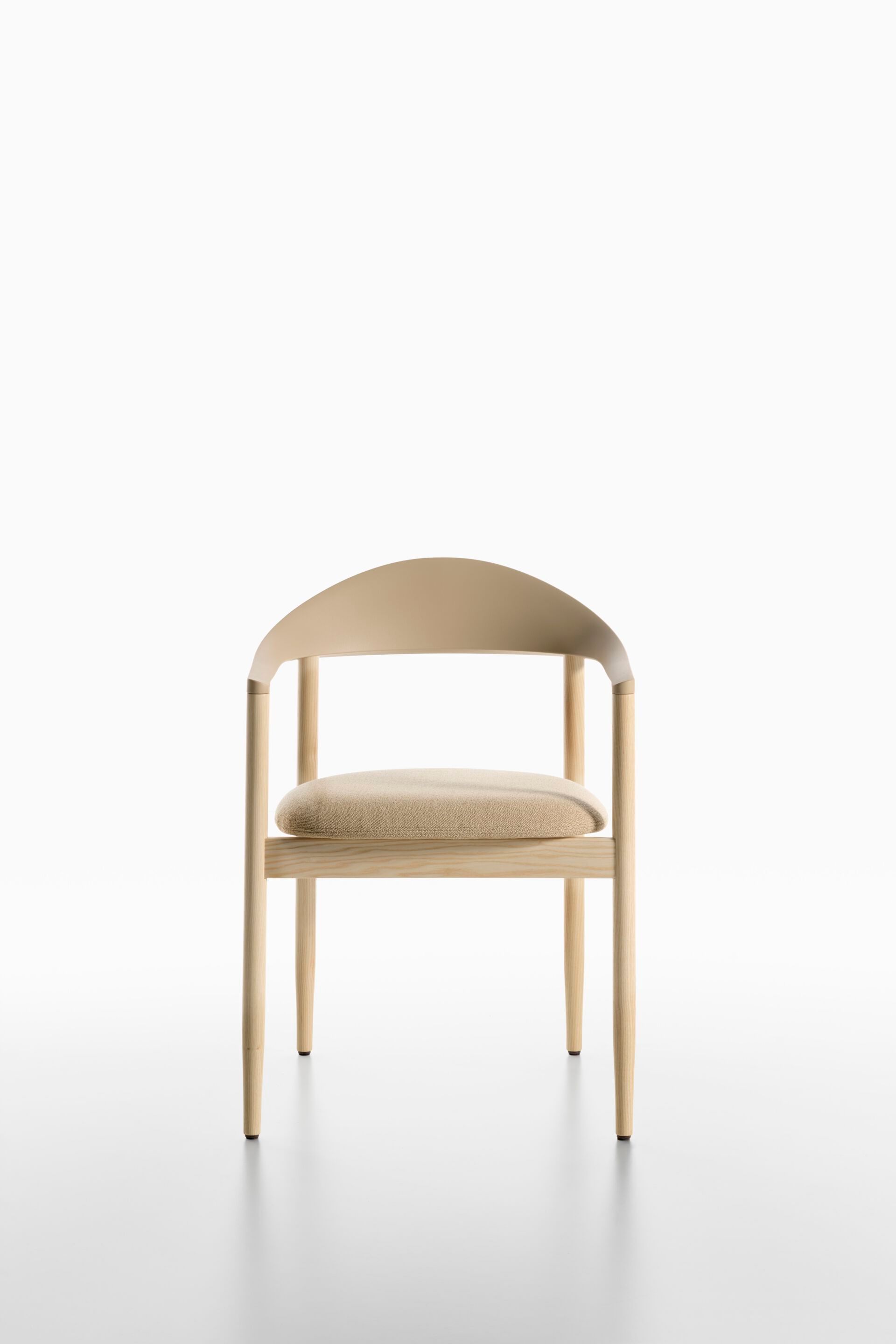 Дубовый стул с подлокотниками Plank Монца ARCH-00037371 - Вид №5