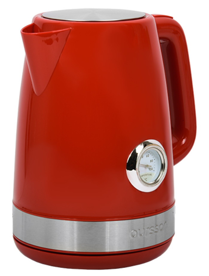 9081577 Электрочайник Oursson KE1716P/RD красный STDN-0041337 - Вид №1