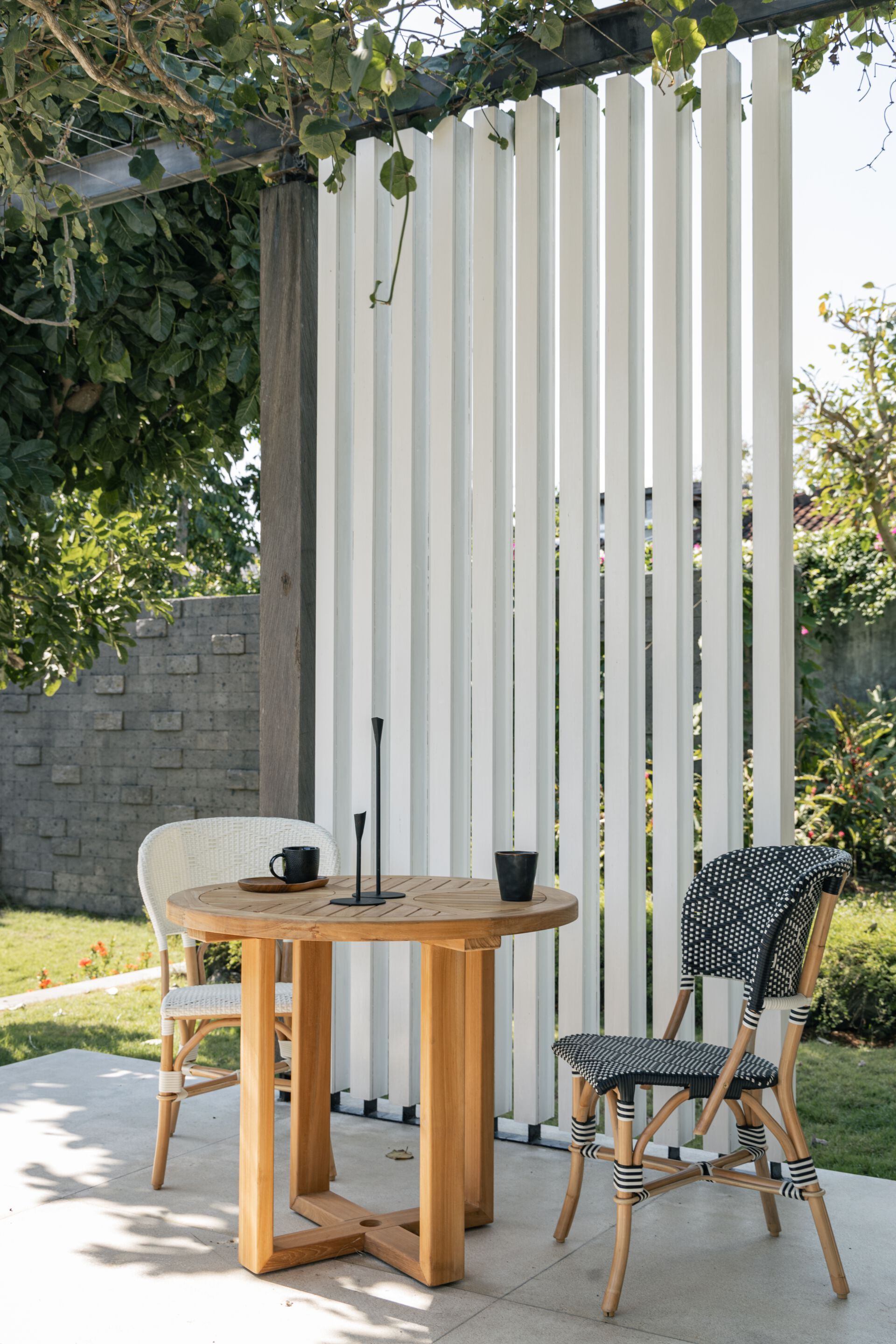 Ротанг сад стул с открытой спинкой cbdesign бистро ARCH-00150703 - Вид №24