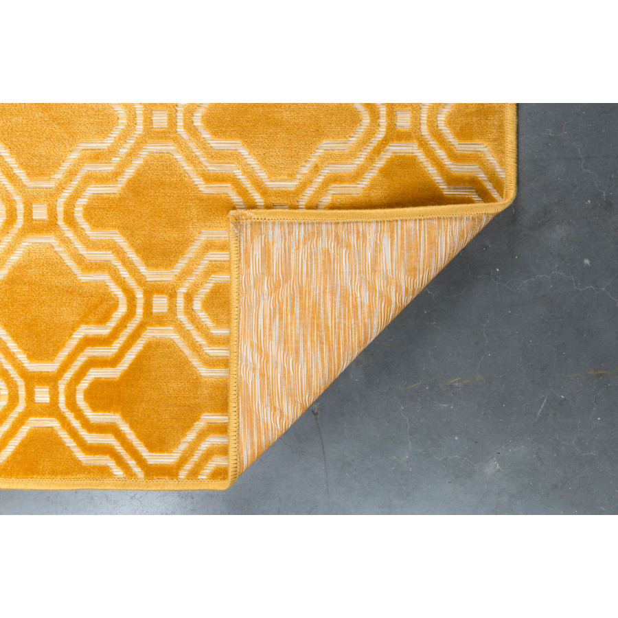 Ковер Feike 160x230 желтый White Label Living 6000176 - Вид №5