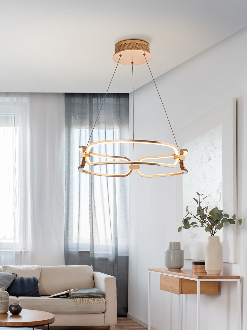 085602 Подвесной светильник Ø47 розовое золото Schuller Colette - Вид №3