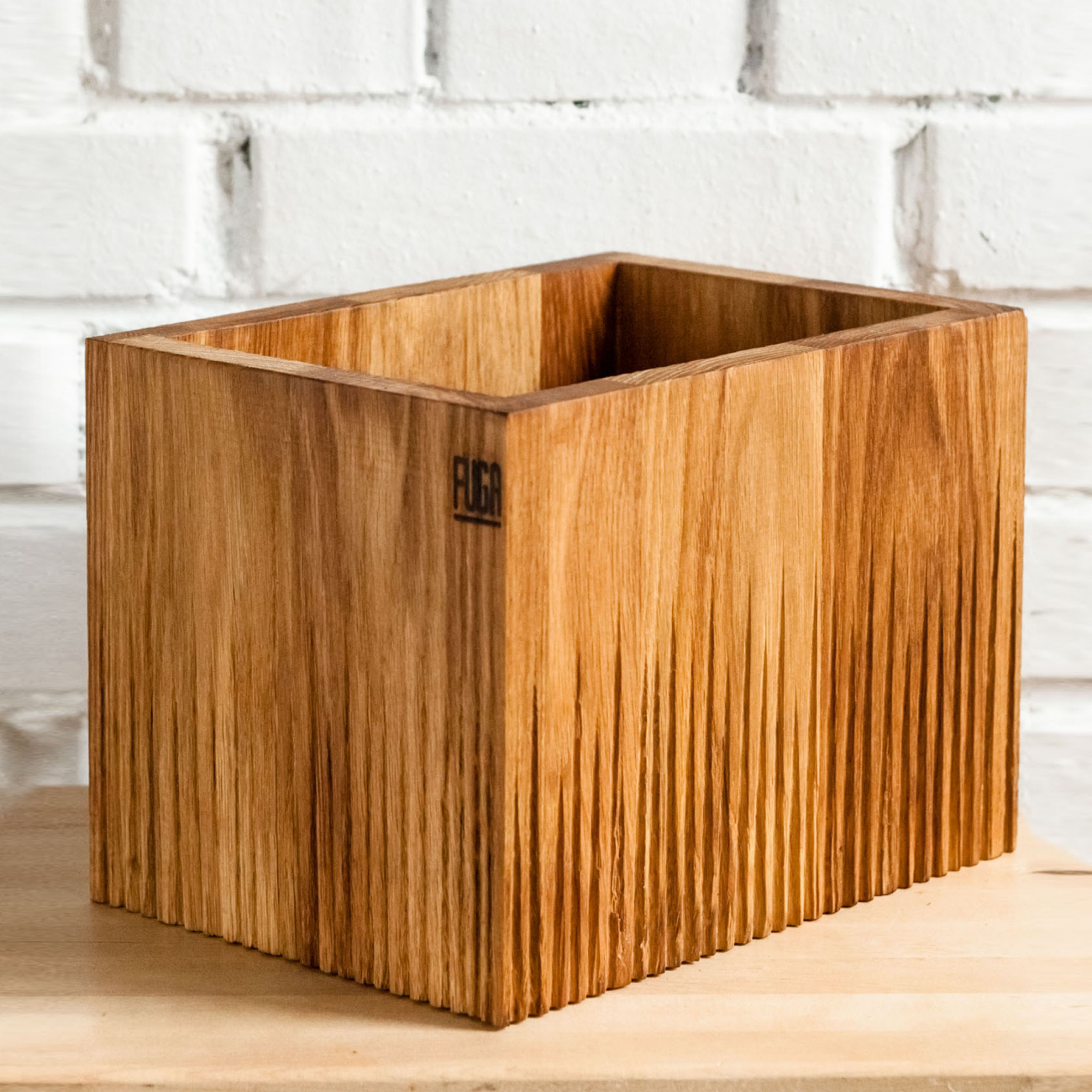 Декоративный ящик "Лёд" FUGA ECO WOOD 123602 Коричневый  - Вид №1